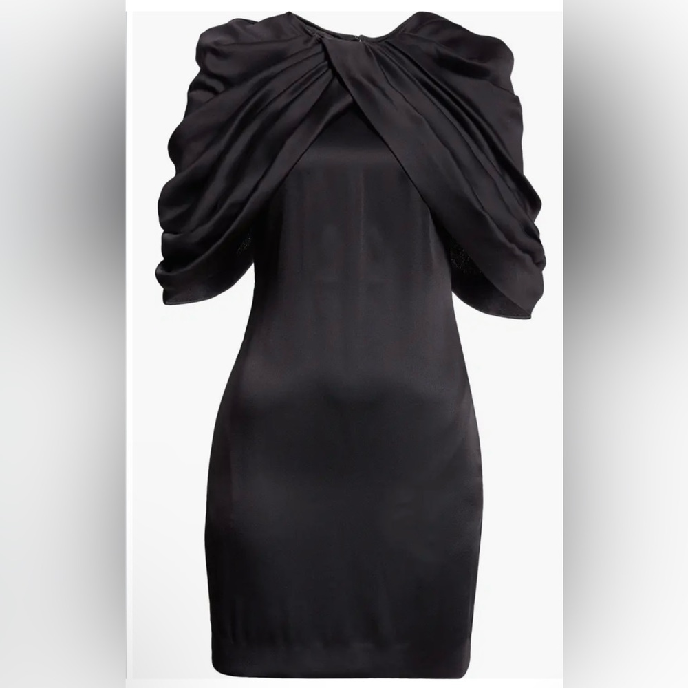 Stella McCartney NWT Draped Satin Minidress - Picture 6 of 7